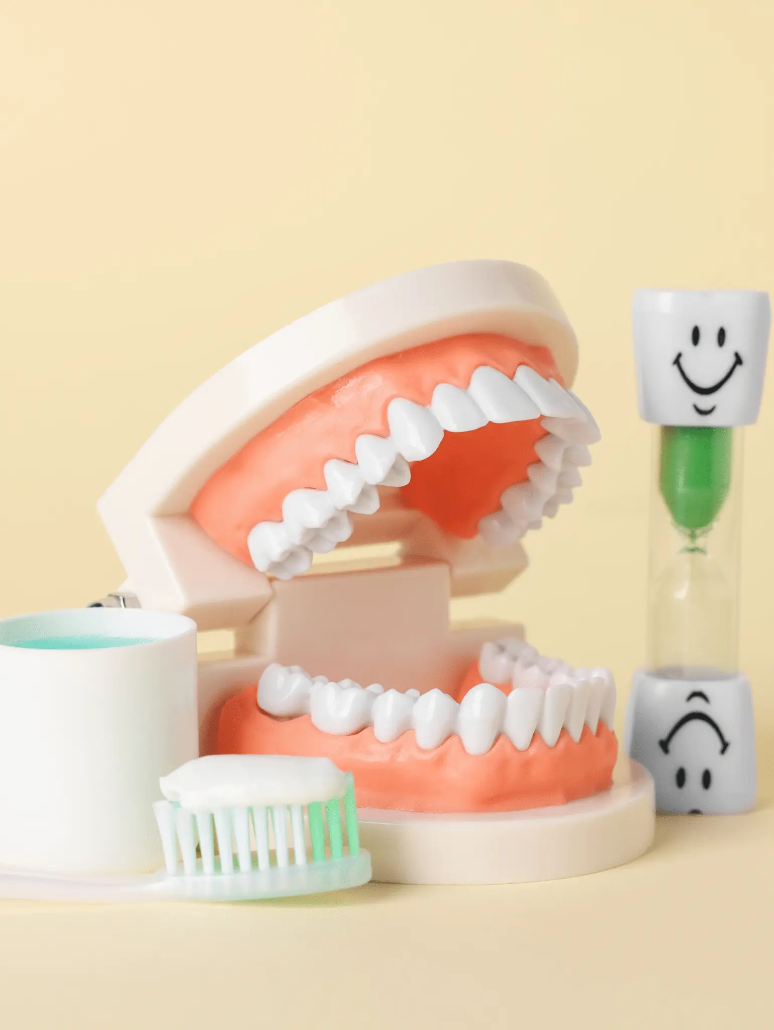 Child After Pulpotomy Procedure Brushing Teeth children_pulp_therapy