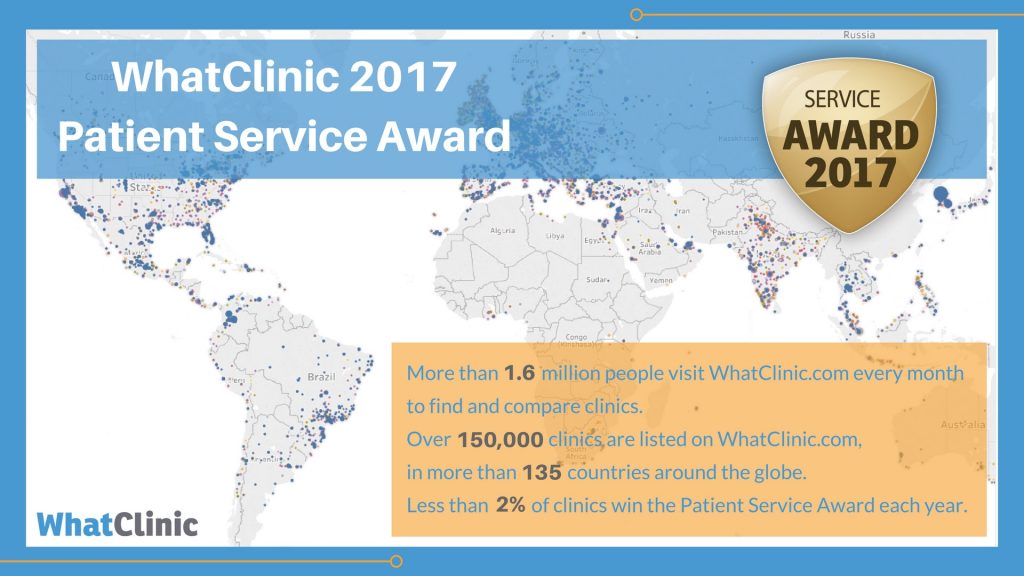 WhatClinic 2017 Patient Service Award