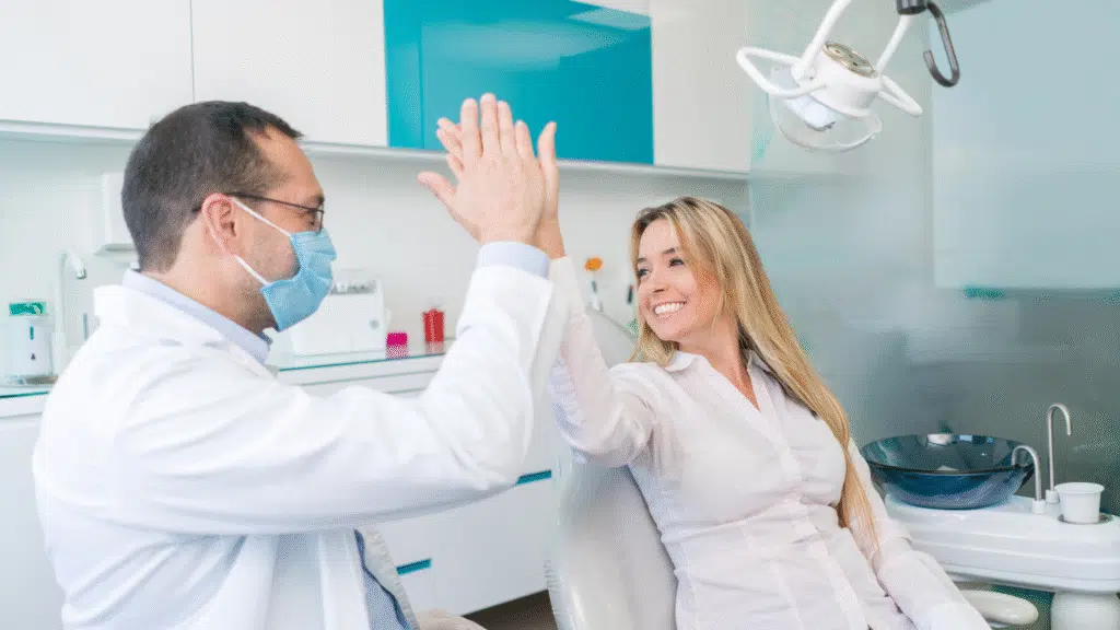 Smile Design Dentist with a Patient at Smile Cliniq London