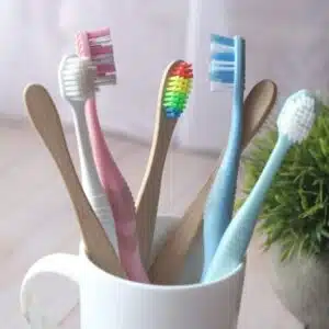 7 toothbrush in a mug
