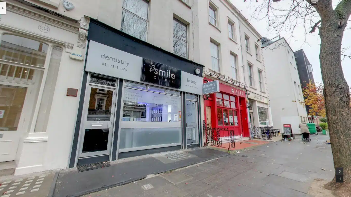 smile cliniq st john’s wood outside view