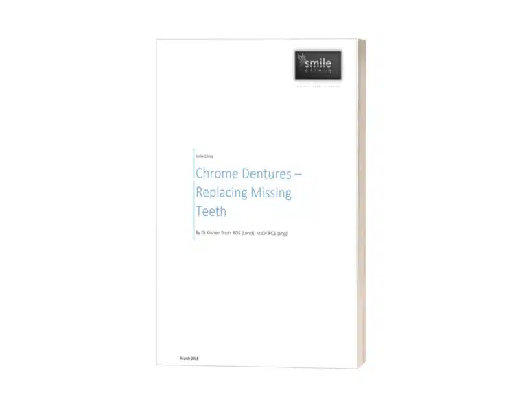 Chrome Dentures Replacing Missing Teeth